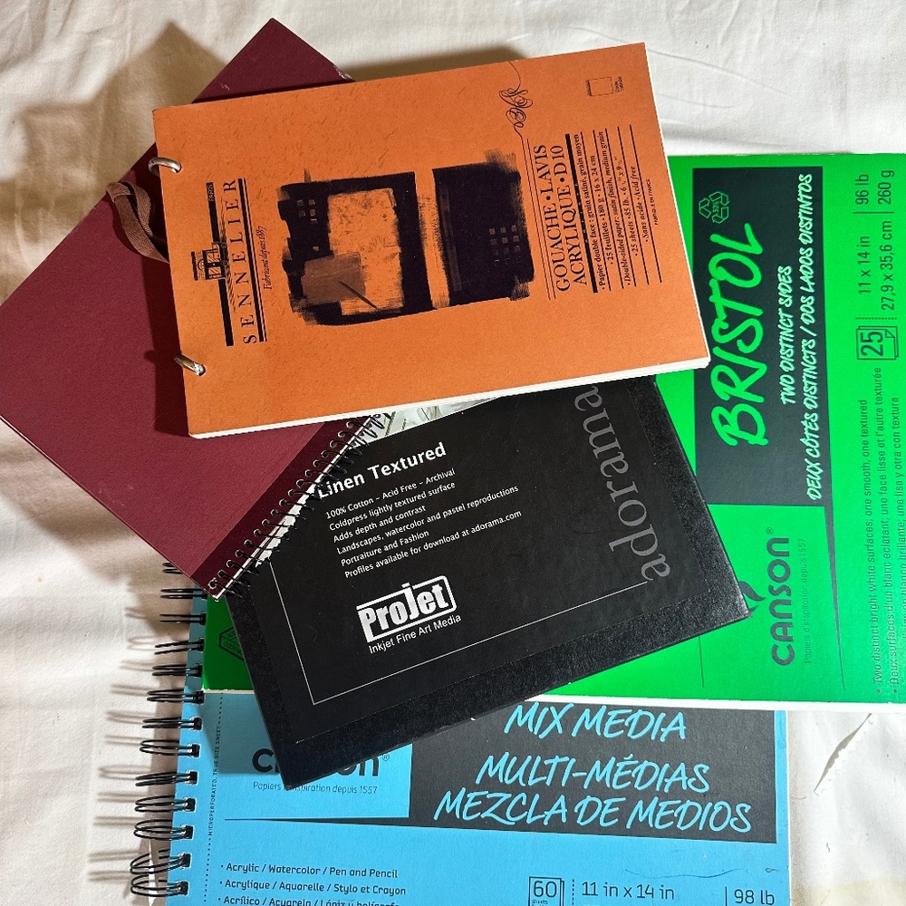 Art paper pads bundle